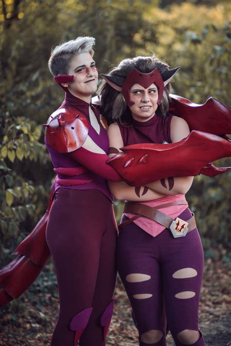 Self Catra And Scorpia From Netflixs She Ra In Best Friends Hug