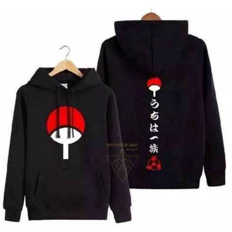 Anime Uchiha Sharingan Hoodie Jumper Anime Naruto Uchiha Sharingan