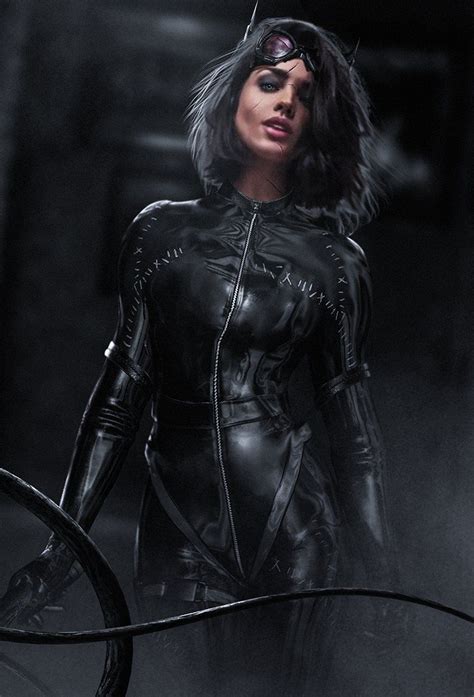 Boss Logic Eiza González As Catwoman Mulher Gato Fantasia Mulher