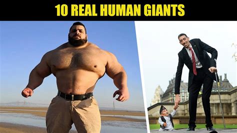 10 Real Human Giants Youtube