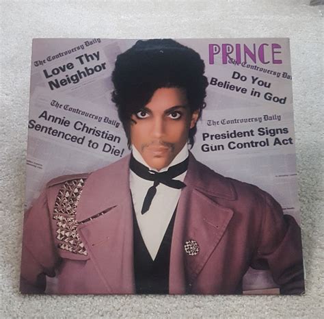 Prince Vinyl Controversy Lp 1981 Original 1st Press W Poster