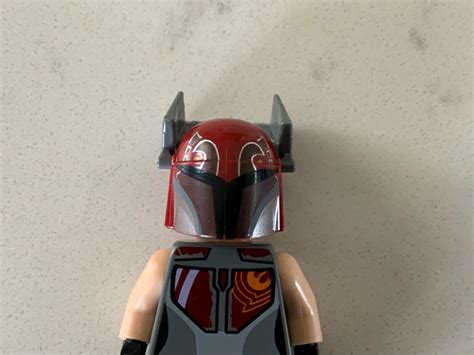 Lego Star Wars Rebels Sabine Wren Minifigure W Mandalorian Helmet 75106 Ebay