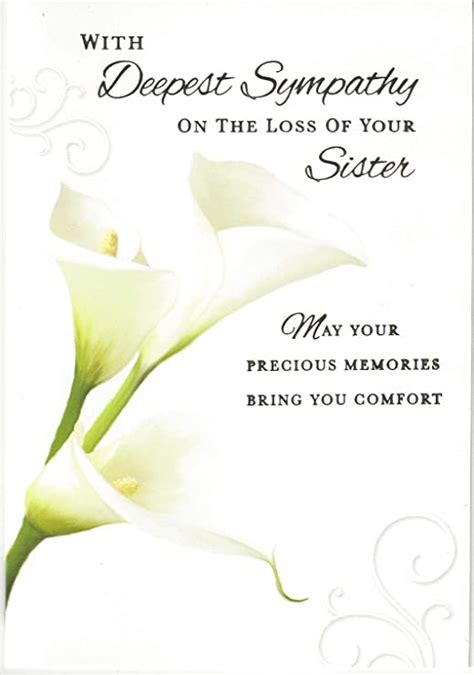 Loss Of Your Sister Sympathy Card Uk Office Products