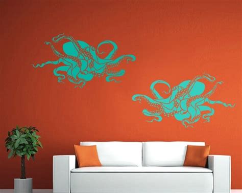 Octopus Stencil For Walls Octopus No 2 Large Reusable