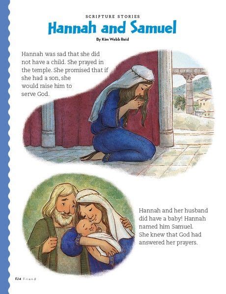 Hannah And Samuel Bible Stories For Kids Samuel Bible Story Hannah