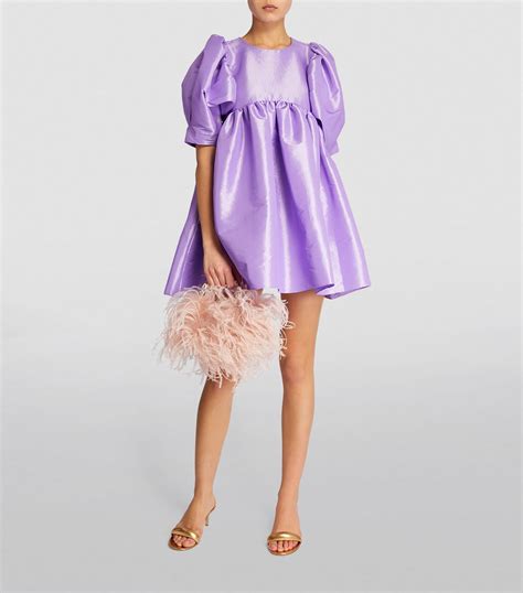 Womens Kika Vargas Purple Mathilde Mini Dress Harrods Uk