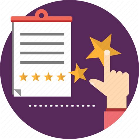 Feedback Rating Report Review Service Star Icon Download On