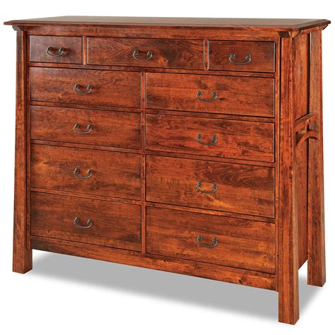 Artesa Double Amish Chest Of Drawers Handcrafted Cabinfield