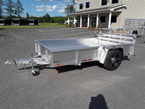 All docks have 100% positive floatation (eps foam) and are structurally reinforced, comes with galvanized cleats and mooring fixings. Sport Haven 7 x 14 All Aluminum Utility Trailer with Side ...