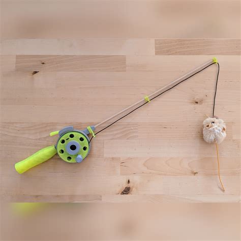 Free Stl File Cat Fishing Rod Toy 🐱・3d Printer Design To Download・cults