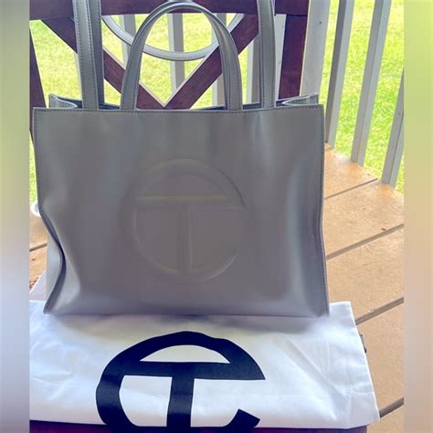 Telfar Bags Authentic Telfar Medium Shopping Bag In Gray Poshmark