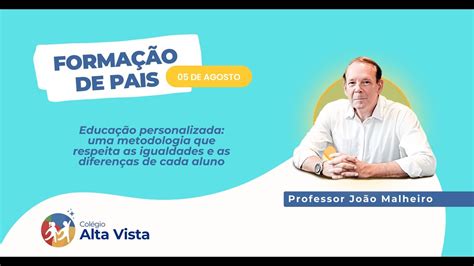 Educação Personalizada E Single Sex Parte 1 Professor João Malheiro