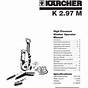 Karcher Pressure Washer Maintenance Manual