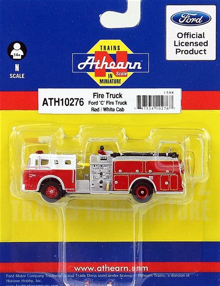 N Scale Athearn 10276 Truck Ford C Series Fire And Rescu