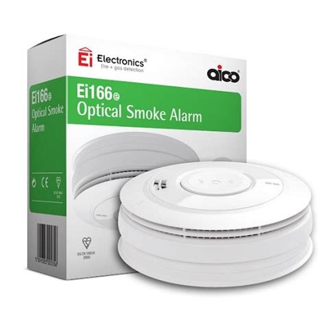 Test your smoke alarms at least once a month. Aico Ei166e Mains Interlinked Optical Smoke Detector With ...