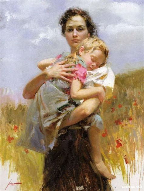 Mother And Child Painting Art Beautiful Paintings