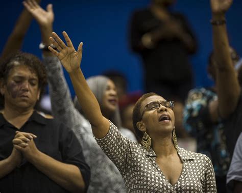 Photos At Alton Sterling Funeral Services Tears Hugs Among Crowd Of