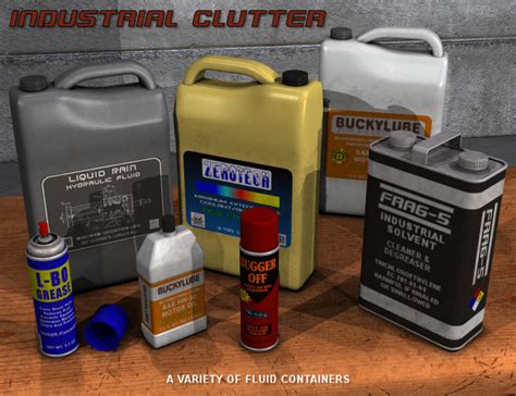 Industrial Clutter Daz 3d