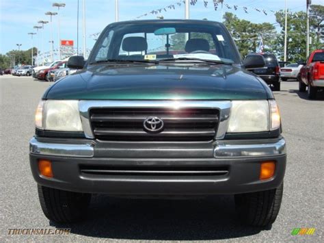2000 Toyota Tacoma Regular Cab 4x4 In Imperial Jade Green Mica Photo 8