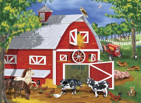 Bērnība Animal Wallpaper Farm Animals Barnyard Roundup