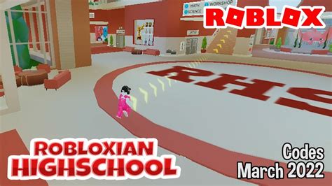 Roblox Robloxian High School Codes March 2022 Youtube