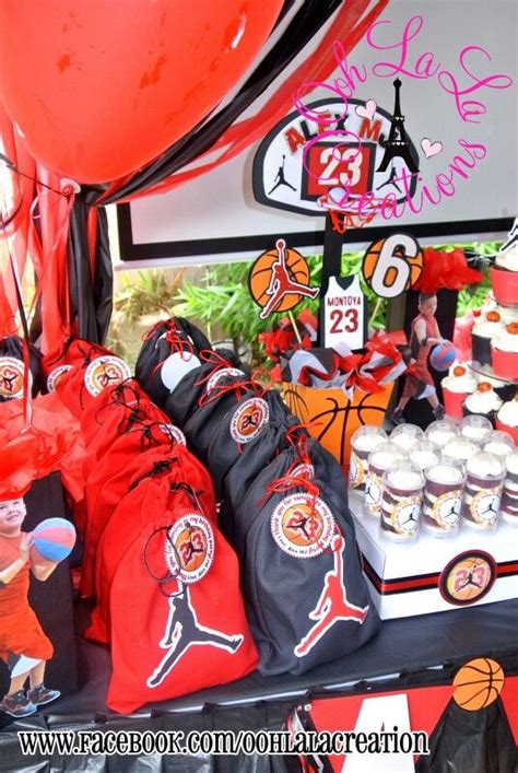 Jordan Basketball Party Decor Basketball Themed Birthday Party
