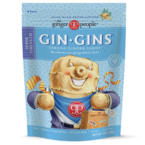 Gin Gins Super Strength Ginger Candy The Ginger People Us
