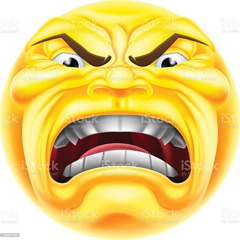 Angry Emoji Emoticon Stock Illustration Download Image Now Istock