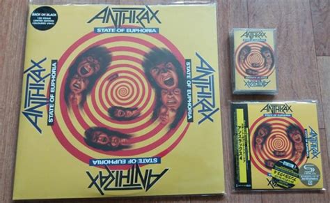 Anthrax State Of Euphoria Vinyl Cd Cassette Photo Metal Kingdom