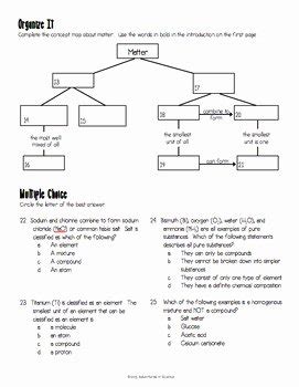 50 Classifying Matter Worksheet Answers | Chessmuseum Template Library