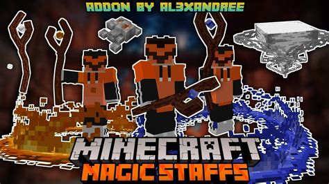 Magic Mod Minecraft Pe Magic Staffs Addon Craftable Mcpe Mod And