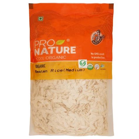Buy Pro Nature Organic Beaten Rice 250 Gm Pouch Online At Best Price Of