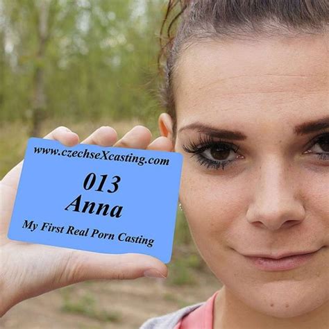Anna First Real Porn Casting