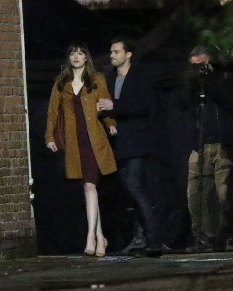 Dakota Johnson And Jamie Dornan On The Set Of Fifty Shades Darker In Vancouver