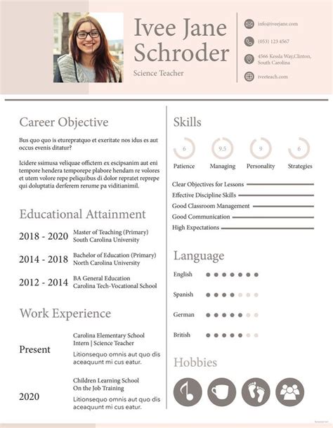 The cvs for education we've prepared cover a wide range of positions: Apps Development PinWire: Free Fresher School Teacher Resume Format | Resume | Pinterest ... 18 ...