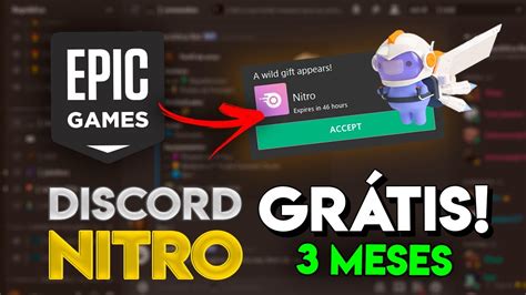 3 Meses Do Discord Nitro Gratis Epic Games Store Está Oferecendo