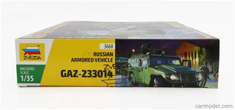 Zvezda 3668 Scale 135 Gaz 233014 Russian Armored Vehicle Military 2006