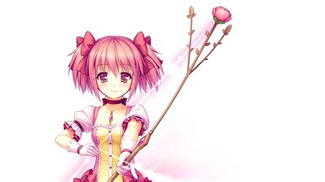 Pink Haired Female Anime Character Illustration Hd Wallpaper