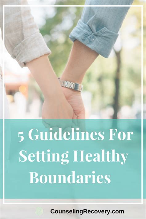 Guidelines You Need To Set Healthy Boundaries Counseling Recovery Michelle Farris Lmft