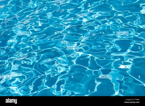 Swimming Pool Water Reflections Stock Photo Alamy