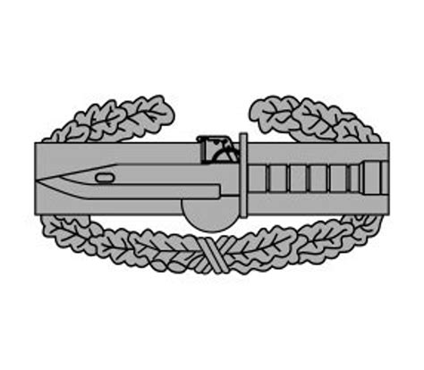 Us Army Combat Action Badge Vector Files Dxf Eps Svg Ai Crv Etsy