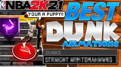 Best Dunks Packages Best Badges And Sigs On Nba 2k21 Best Glitchy