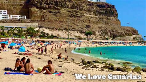 Gran Canaria Playa Del Ingles Maspalomas Puerto Rico Amadores Beach
