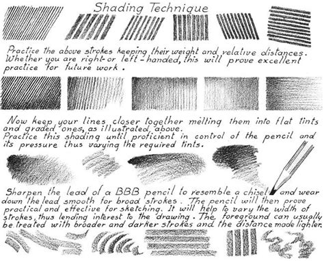 Pencil Techniques Of Shading 5 Paint Several Layers Of Different