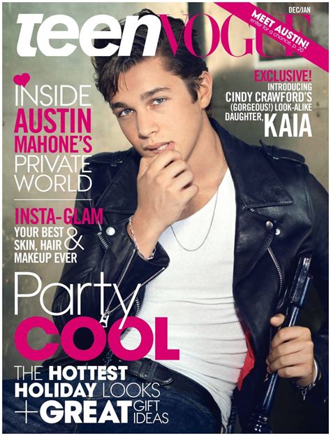 Austin Mahone For Teen Vogue His First Magazine Cover Ever Male