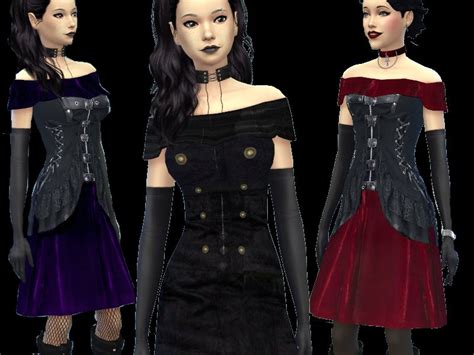 Clothes Sims 4 Goth Cc Download Link Is In The Video Description