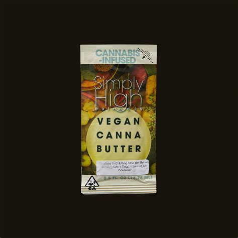Vegan Canna Butter 91 Simply High Extracts Proper