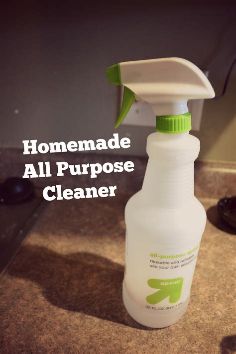 Green And Clean Homemade All Purpose Cleaner Living Clean And Fit