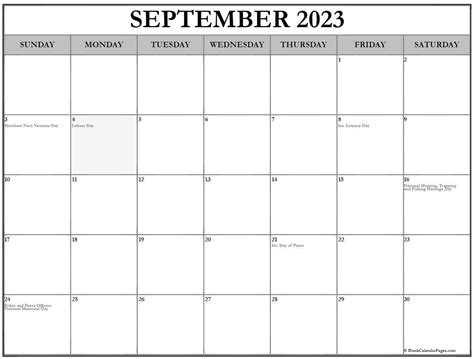 September Holidays And Observances 2023 Get Latest News 2023 Update