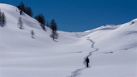 Monte Rosa Winter Hike Trekking Alps